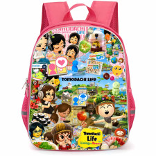 Tomodachi Life Backpack School Bag StudentPack - Tomodachi Life Happy Portrait Collage Series Poster
