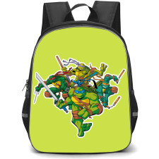 Teenage Mutant Ninja Turtles Backpack StudentPack - Teenage Mutant Ninja Turtles Characters Ready To Fight