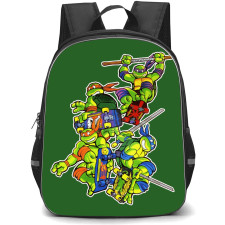 Teenage Mutant Ninja Turtles Backpack StudentPack - Teenage Mutant Ninja Turtles Characters Skateboarding