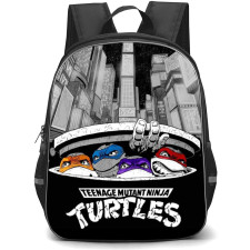 Teenage Mutant Ninja Turtles Backpack StudentPack - Teenage Mutant Ninja Turtles Characters Under Sewage