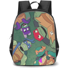 Teenage Mutant Ninja Turtles Backpack StudentPack - Teenage Mutant Ninja Turtles Characters Vintage Art