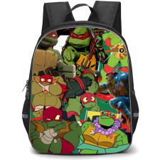 Teenage Mutant Ninja Turtles Raphael Backpack StudentPack - Raphael Collage On Green Background