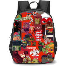 Teenage Mutant Ninja Turtles Raphael Backpack StudentPack - Raphael Collage On Red Background