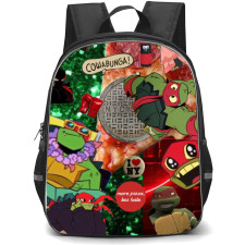 Teenage Mutant Ninja Turtles Raphael Backpack StudentPack - Raphael Red And Green Collage