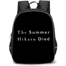 The Summer Hikaru Died Backpack School Bag StudentPack - The Summer Hikaru Died Series Logo In Black Background
