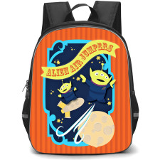 Toy Story Aliens Backpack StudentPack - Aliens Jumpers Orange Background