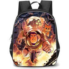 Toy Story Buzz Lightyear Backpack StudentPack - Buzz Lightyear Flying With Sox Illustration