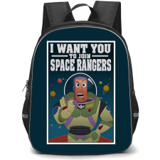 Toy Story Buzz Lightyear Backpack StudentPack - Buzz Lightyear I Want You To Join Space Rangers Poster