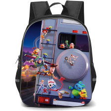 Toy Story Backpack StudentPack - Characters Hanging On Bus Movie Art