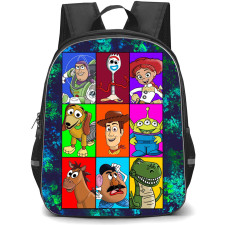 Toy Story Backpack StudentPack - Characters Cartoon Art Wallpaper