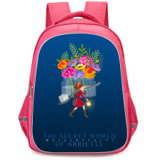 The Secret World of Arrietty Backpack StudentPack - Arrietty Minimalist Art On Blue Background