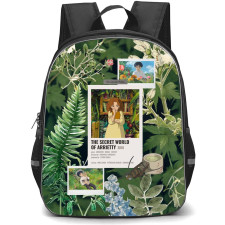 The Secret World of Arrietty Backpack StudentPack - Arrietty Polaroid Picture In Green Nature