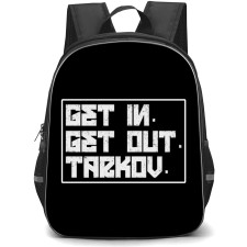 Escape From Tarkov Backpack School Bag StudentPack - Escape From Tarkov Get In Get Out Sticker