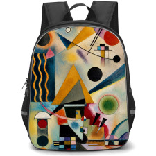 Tate Backpack School Bag StudentPack - Tate Swinging Modern Abstract Fine Art Poster