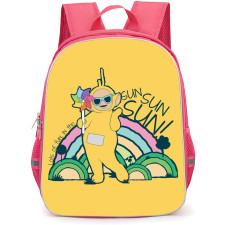 Teletubbies Laa Laa Backpack StudentPack - Laa Laa Lots of Fun in the Sun