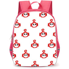 Teletubbies Po Backpack StudentPack - Po Head Pattern Art