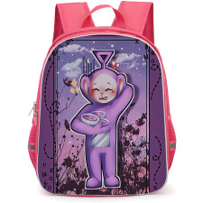 Teletubbies Tinky Winky Backpack StudentPack - Tinky Winky Holding Cups Illustration
