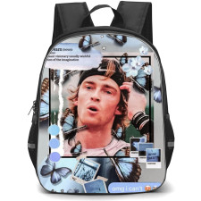 Andrey Rublev Backpack School Bag StudentPack - Andrey Rublev Retro Digital Collage Art