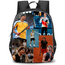 Alexander Zverev Backpack School Bag StudentPack - Alexander Zverev Digital Collage Art