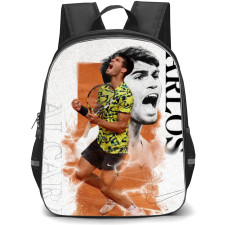 Carlos Alcaraz Backpack School Bag StudentPack - Carlos Alcaraz Celebrate Shout Portrait Poster