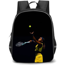Coco Gauff Backpack School Bag StudentPack - Coco Gauff Serving Ball Side Portrait