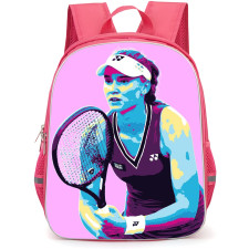 Elena Rybakina Backpack School Bag StudentPack - Elena Rybakina Playing Stance Portrait Wpap