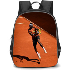 Tennis Frances Tiafoe Players Backpack School Bag StudentPack - Frances Tiafoe Jump Strike Playing Portrait