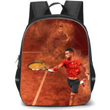 Felix Auger Aliassime Backpack School Bag StudentPack - Felix Auger Aliassime Fierce Dust Effect Portrait Poster
