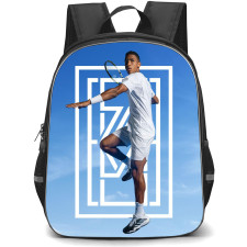 Felix Auger Aliassime Backpack School Bag StudentPack - Felix Auger Aliassime Jump Strike Fierce Portrait Poster