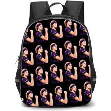 Alexander Zverev Backpack StudentPack - Alexander Zverev Celebration Pattern Art Black Background