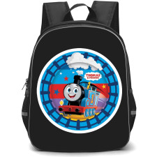 Thomas and Friends Backpack StudentPack - Thomas Avatar Side Portrait Circle Cartoon Art