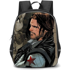 Thunderbolts Winter Soldier Backpack StudentPack - Winter Soldier Side Portrait