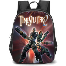 TimeSplitters Backpack School Bag StudentPack - TimeSplitters 2 Game Cover Art