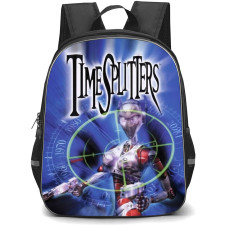 TimeSplitters Backpack School Bag StudentPack - TimeSplitters Game Cover Art
