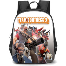 Team Fortress Backpack School Bag StudentPack - Team Fortress 2 Characters Collage Poster