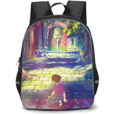 Tales of Earthsea Arren Backpack School Bag StudentPack - Arren In Hort Town Anime Fantasy Art Poster