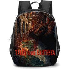 Tales of Earthsea Backpack School Bag StudentPack - Tales Of Earthsea Mosaic Illustration Art Poster