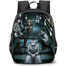 Tokyo Ghoul Backpack StudentPack - Characters Sitting on the Foot Bridge
