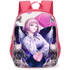 Tokyo Ghoul Hairu Ihei Backpack StudentPack - Hairu Ihei Hearts Background