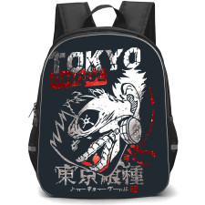 Tokyo Ghoul Ken Kaneki Backpack StudentPack - Ken Kaneki Icon Black Background