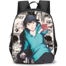 Tokyo Ghoul Ken Kaneki Backpack StudentPack - Ken Kaneki Shocked Grey Comic Background