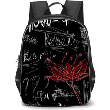 Tokyo Ghoul Backpack StudentPack - Pattern Chalk Art Black Background