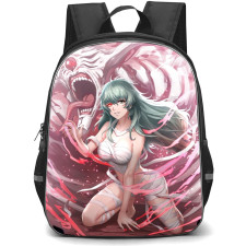 Tokyo Ghoul Yoshimura Eto Backpack StudentPack - Yoshimura Eto Pink Monster Background