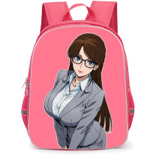 Tojima Wants To Be A Kamen Rider Yuriko Okada Backpack School Bag StudentPack - Yuriko Okada Formal Outfit Illustration Art Sticker