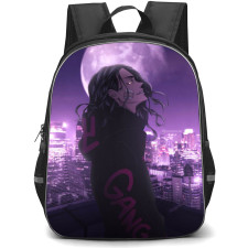 Tokyo Revengers Baji Backpack StudentPack - Baji Moon Side Portrait