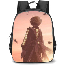 Tokyo Revengers Chifuyu Backpack StudentPack - Chifuyu Silhouette Back Portrait