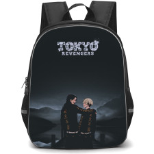 Tokyo Revengers Backpack StudentPack - Chifuyu And Baji Laughing