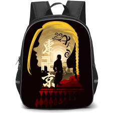 Tokyo Revengers Draken Backpack StudentPack - Draken Silhouette Portrait