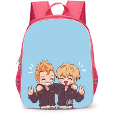 Tokyo Revengers Backpack StudentPack - Takemichi And Chifuyu Chibi Portrait