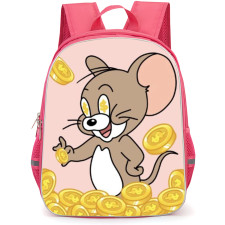 Tom and Jerry Jerry Backpack StudentPack - Jerry Rich with Gold Coins
